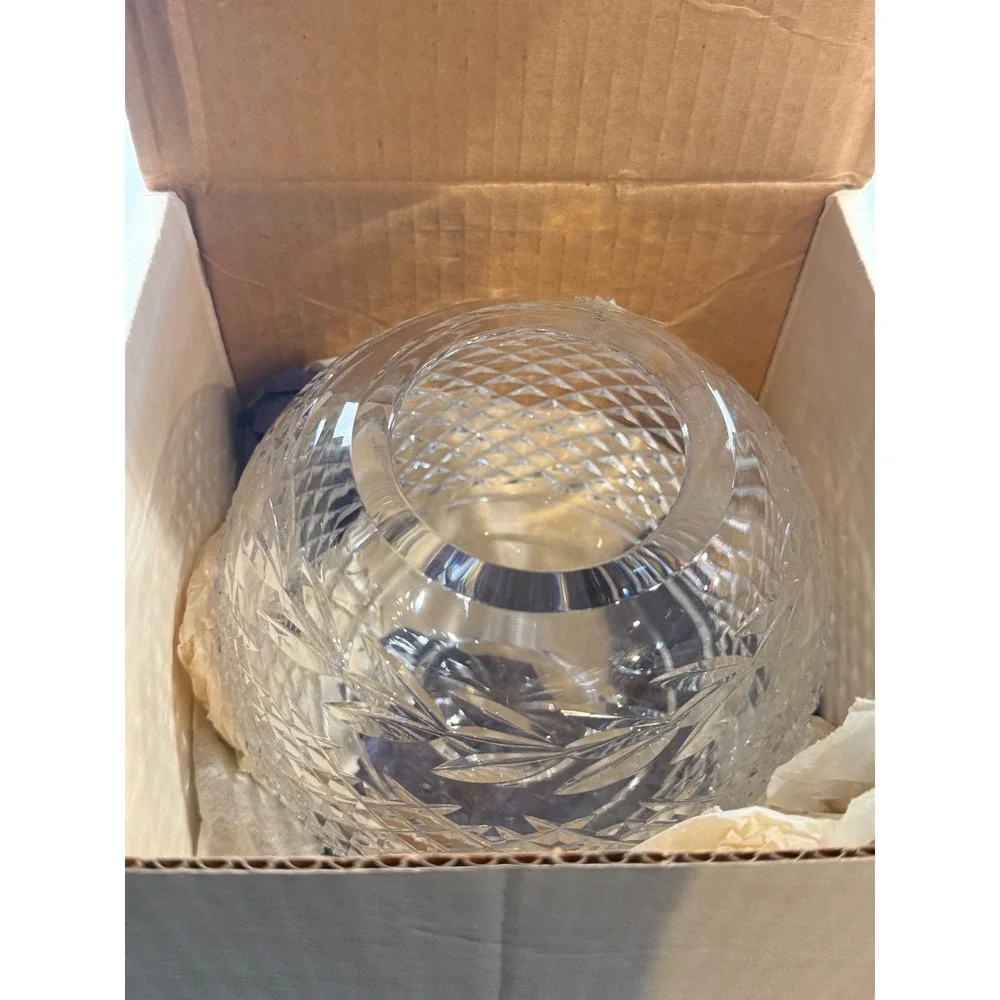 Waterford‎ Crystal Glandore 6 inch Rose Bowl Vintage Made in Ireland 214-518